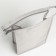 Lightning cosmetic bag, gray color