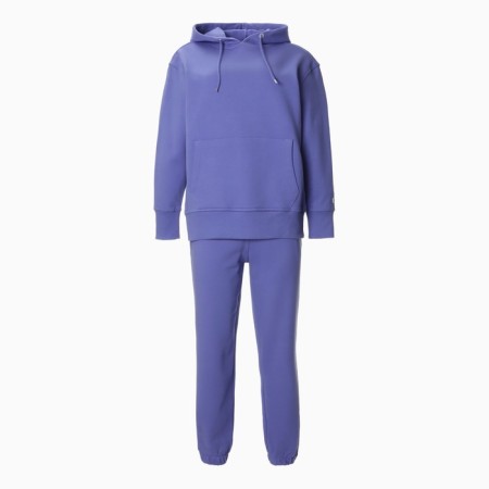Women's costume (sweatshirt and trousers), lilac color, size 44 (m)-1