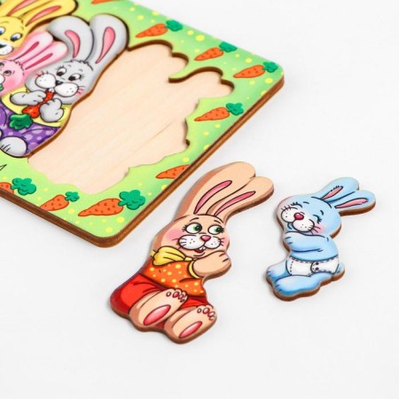 Mini-Pazle "Hare Family"-1