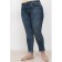 Denim women's pants, size 52
