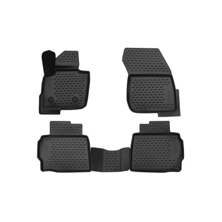 3D mats in the salon for Ford Mondeo (V, VR), 2014-, 4 pcs.