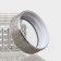Glass jar for spices "Silver", 100 ml, 5.7 × 5.5 cm, silver color