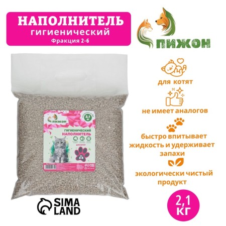 Hygienic "Piggion" filler, for kittens 2.1 kg absorbability up to 4 l FR 2-6