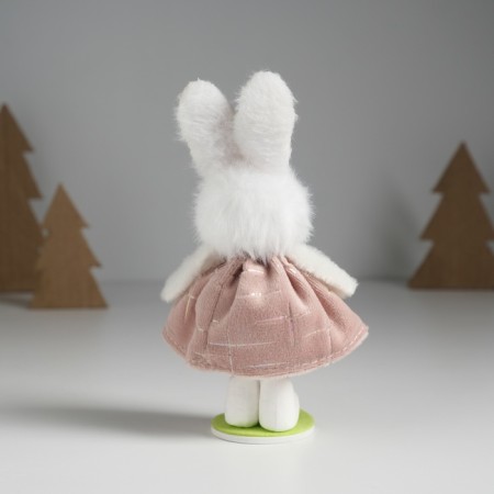 Souvenir "Bunny in a pink dress" 5.5x7x13.5 cm-3