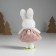 Souvenir "Bunny in a pink dress" 5.5x7x13.5 cm