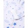 Fufaika (blouse) Children's "giraffes", white/blue color, height 68