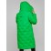 Coat insulated winter female, size 42, green color