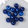 Beads for creativity plastic "Cat Eye. Blue" set of 20 g 1.4x1.4x1.4 cm