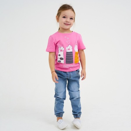 T-shirt Children's KAFTAN "Lapul" Size 28 (86-92), pink-3