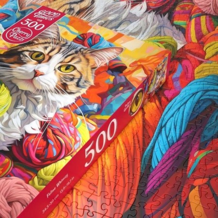 Puzzle "Cat Paris", 500 elements-3