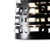 Bayerlux lamp "Kovalce" 3he27 40W black 33x33x35-120cm