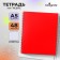 Notebook on the crest A5 48 sheets in the Calligrata cage red, plastic cover, offset block