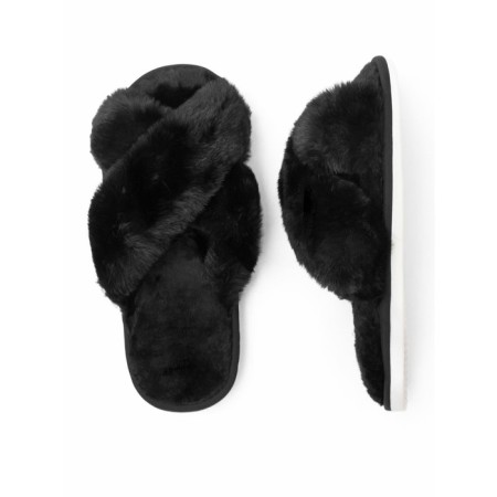 Bunny slippers, size 38-39, black color-5
