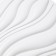 PVC PVC panel 50*50 cm "waves" white
