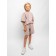 Children's jump (T-shirt, shorts), height 104-110 cm, beige color
