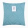 Decorative pillowcase "Ethel" rhombus 42x42 cm, turquoise