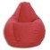 The pear-pear chair is positive real a, size l, diameter 80 cm, height 100 cm, velor, red color