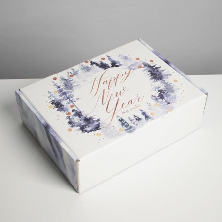 Folding box Happy New Year, 30.7 x 22 x 9.5 cm, New Year-1