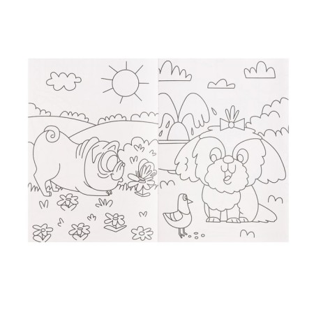 Coloring "Cats and Dogs", A4-4