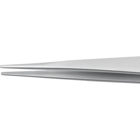 Antimagnetic bison tweezers, professional, straight, precision, 180 mm-1