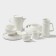 Tea couple Magistro OliveQueen, 220 ml, 15 × 15 cm, porcelain, white
