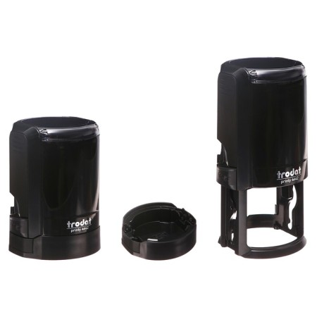 Equipment for round printing automatic Trodat Printy 4642, diameter 42 mm, with a lid, black body-1