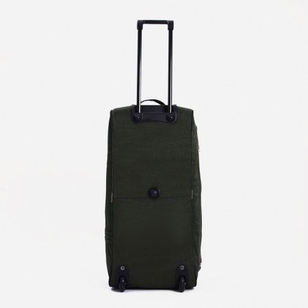 Road bag on wheels, lightning department, 3 outer pockets, khaki color-2