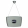 Watching clock, interior "retro", silent, 27 x 18 cm, olive