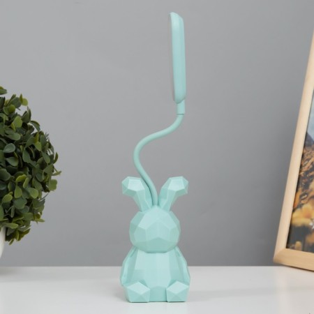 Bunny table lamp LED 3W USB Blue 6.5x6.5x28 cm Risalux-4