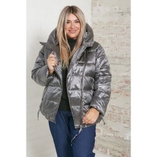 Women's jacket, size 68, gray color