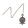 Pocket clock "Compass", quartz, d dial - 3.5 cm, chain - 80 cm