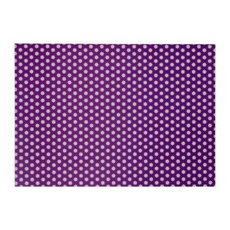 Cardboard of color two -way A4, 6 sheets, 6 colors "chamomile", 200 g/m², with a pattern-13