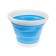 LWM-03 portable mini-stying machine with a bucket of 10 l, folding, blue