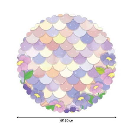The tablecloth “Fairy Tale”, Round, Saten, D = 150 cm