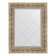 Mirror with engraving in the baguette frame, silver aqueduct 93 mm, 57x75 cm