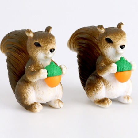 Miniature Puppet "Squirrel with acorns", set 2 pcs., Size 1 pc. - 2 × 5.5 × 4 cm-5