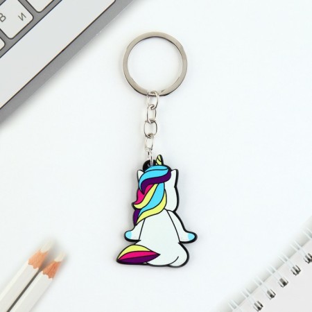 Acrylic keychain "Unicorn", 7.2 x 14 cm-4