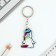 Acrylic keychain "Unicorn", 7.2 x 14 cm