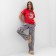Pajama New Year's Women (T-shirt and Pants) KAFTAN Winter, size 48-50