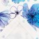 The Ethel path of forget -me -not 30*70 cm, 100% cotton, sarzha 190 g/m2