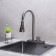 Kitchen mixer "RMS" SUS130PVD-017F-2, 35 mm cartridge, stainless steel, graphite