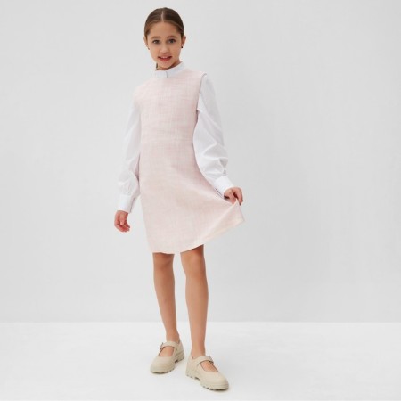 Платье для девочки MINAKU: PartyDress, цвет розовый, рост 122 см-6