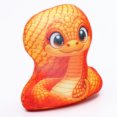 Antistress toy "Snake", orange-3