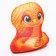 Antistress toy "Snake", orange