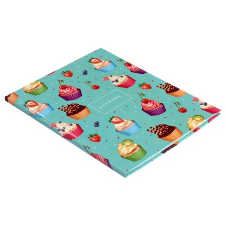 Universal diary for grades 1-11, "Cexi. Pattern", solid cover 7BC, matte lamination, selective varnish, 40 sheets-1