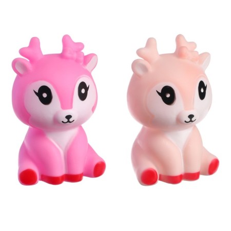 A set of rubber toys for the bathtub "deer", 2 pcs, color mix, crush me-12