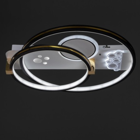Luer with DPD "Simp" LED 126W black and white 50x50x10 cm Bayerlux-4