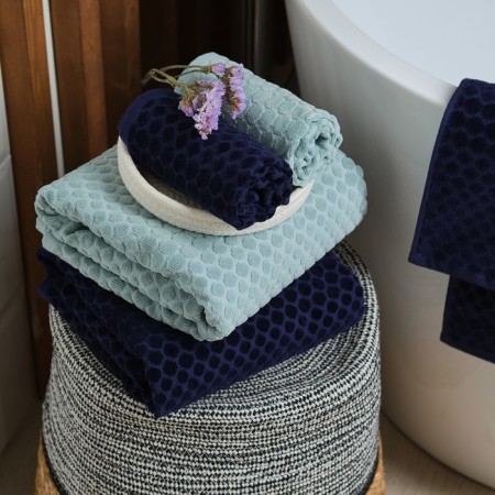 Tenle Love Life "Comfort" 50x90 cm, dark blue, 100% HL, 500 g/m2-5