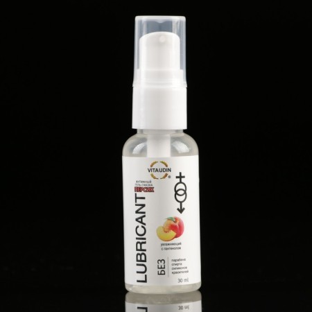 Intimate gel senxist "Vita Udin" with a peach aroma (dispenser) 30 ml