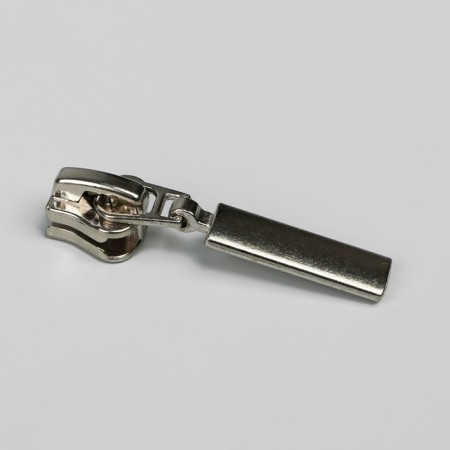 Automatic lock for lightning "Tractor", decorative, No. 5, Nickel color-1